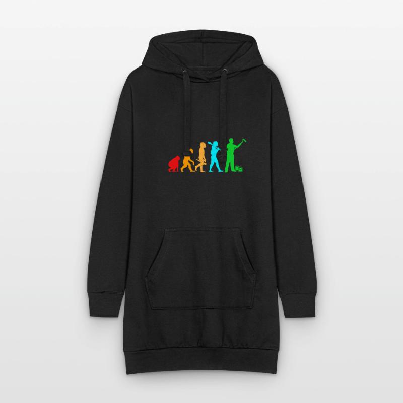 Painter Evolution Hoodie Dress