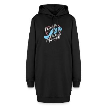 Ich liebe Manatees, Dugongs. Farbenfrohes Design - Hoodie-Kleid - Schwarz - Vorne