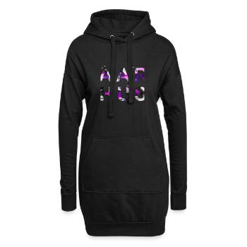 AARHUS - Sweat-shirt à capuche long Femme - noir - Devant