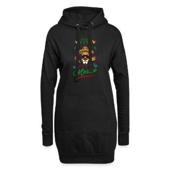 Viva Mexico Es lebe Mexiko Sombrero - Hoodie-Kleid - Schwarz - Vorne