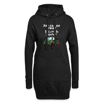 Vous pouvez aller plus près, mais je peux aller à ANYWHERE ! Unimog - Sweat-shirt à capuche long Femme - noir - Devant