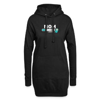 Mom 2023 loading... / Mama 2023 - Hoodie-Kleid - Schwarz - Vorne