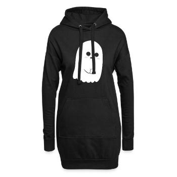 Entschuldigen Sie, aber Boo - Hoodie-Kleid - Schwarz - Vorne