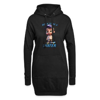 Born To Be A Skater (Boy) - Hoodie-Kleid - Schwarz - Vorne