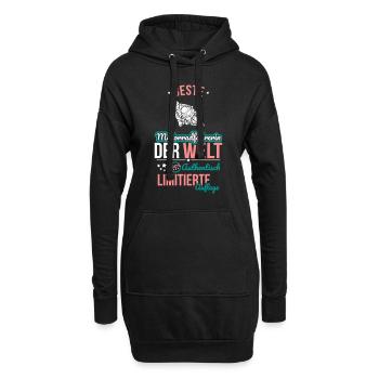 Meilleur Motard du Monde - 100 % Authentique - Sweat-shirt à capuche long Femme - noir - Devant