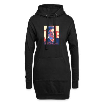 Mélenchon Elections Présidentielles 2022 - Sweat-shirt à capuche long Femme - noir - Devant