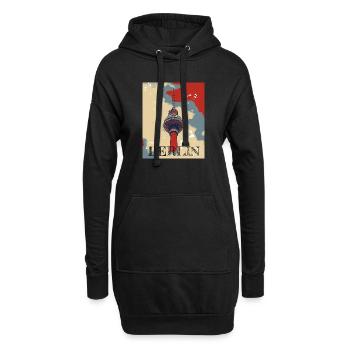 Fernsehturm Berlin The Place to be - Sweat-shirt à capuche long Femme - noir - Devant