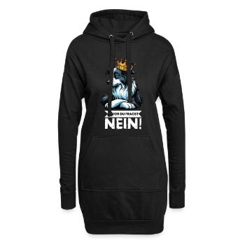 Avant que vous ne demandiez : Border Collie, Chien de Troupeau, Chien Collie - Sweat-shirt à capuche long Femme - noir - Devant