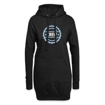 Crew - Sweat-shirt à capuche long Femme - noir - Devant