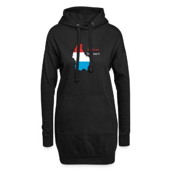 Luxembourg - Sweat-shirt à capuche long Femme - noir - Devant
