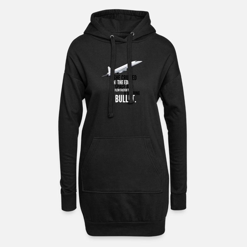 Concorde - Hoodie-Kleid - Schwarz