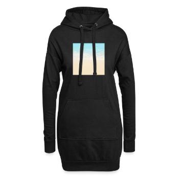 Beach Vacation Neck Gator Beach Photo - Sweat-shirt à capuche long Femme - noir - Devant