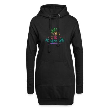 Travel Say Yes To Adventure Traveller Camper Gift - Sweat-shirt à capuche long Femme - noir - Devant