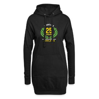 Schneider Jubiläum 25 Jahre 25 jähriges Jubilaeum - Hoodie-Kleid - Schwarz - Vorne