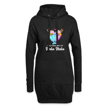 Filipino Philippines - Sweat-shirt à capuche long Femme - noir - Devant