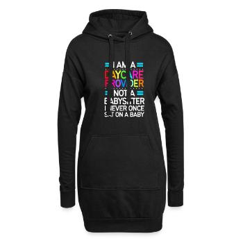 Garderie Éducateur Éducateur - Sweat-shirt à capuche long Femme - noir - Devant