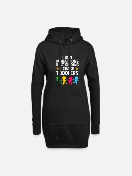 Kindergarten Erziehung Erzieher Erzieherin - Hoodie-Kleid - Schwarz