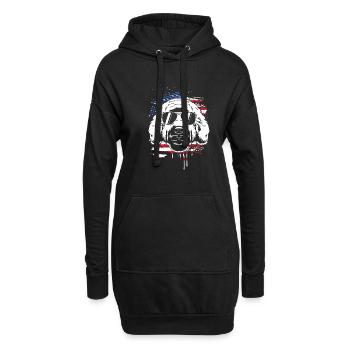 Goldendoodle - Hoodie-Kleid - Schwarz - Vorne