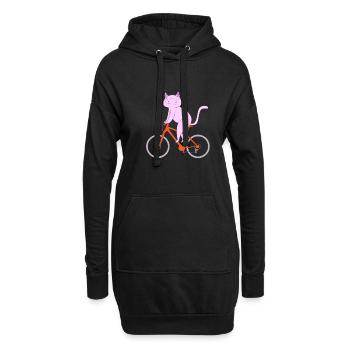 VTT VTT VTT - Sweat-shirt à capuche long Femme - noir - Devant