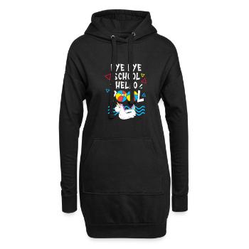 Pool Party - Hoodie-Kleid - Schwarz - Vorne
