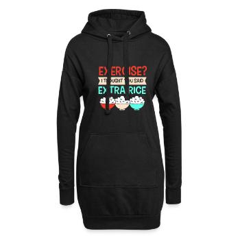 Filipino Philippines - Sweat-shirt à capuche long Femme - noir - Devant