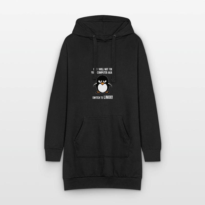 Programming computer science gift · Linux Hoodie Dress