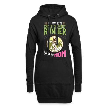 Cross Country Running Crosslauf Geländelauf Laufen - Sweat-shirt à capuche long Femme - noir - Devant