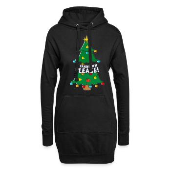 Ä Tännsch'n Please - Hoodie-Kleid - Schwarz - Vorne