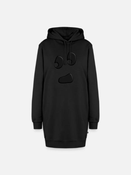 Halloween Gespenst - Hoodie-Kleid - Schwarz