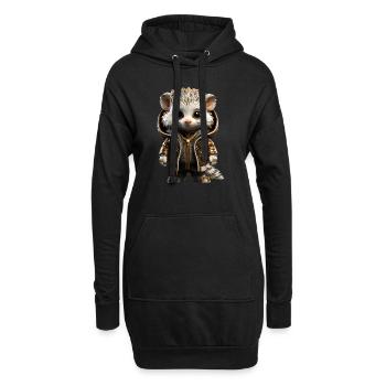 Mister Spike - Hoodie-Kleid - Schwarz - Vorne