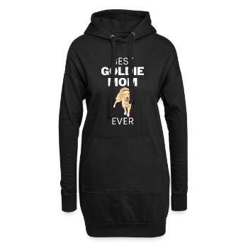 Chiens Maman Goldie Fête des Mères Golden Retriever - Sweat-shirt à capuche long Femme - noir - Devant