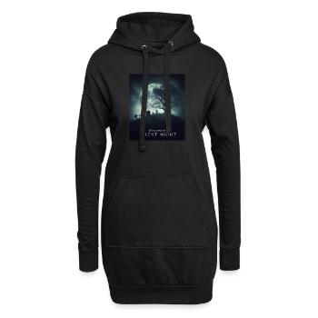 Willkommen bei Stille Nacht - Hoodie-Kleid - Schwarz - Vorne