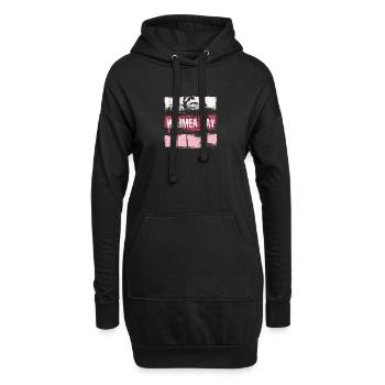 Waimea Bay Oahu Hawaï vacances Souvenir abstrait - Sweat-shirt à capuche long Femme - noir - Devant