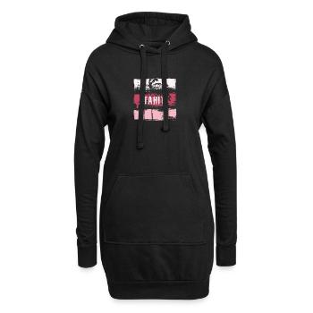 Tahiti Französisch-Polynesien Urlaubssouvenir - Hoodie-Kleid - Schwarz - Vorne