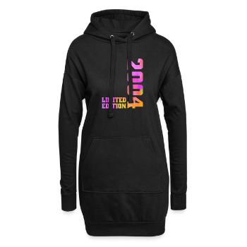 20ème Anniversaire Original 2004 Millésime 20 Ans - Sweat-shirt à capuche long Femme - noir - Devant