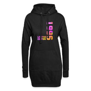 Limitierte Auflage 1996 Jubiläumsgeschenk 1996 - Hoodie-Kleid - Schwarz - Vorne