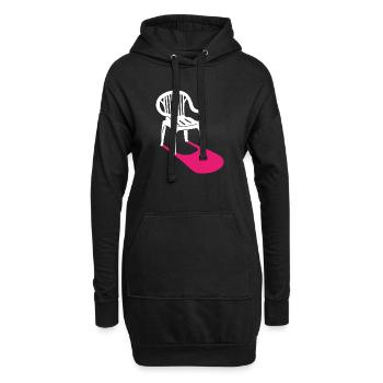 Monobloc – des classiques du design pour toutes les occasions - Sweat-shirt à capuche long Femme - noir - Devant
