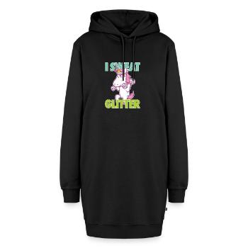 Licorne - Salle de sport - Fitness - Entraînement - Idée cadeau - Sweat-shirt à capuche long Femme - noir - Devant