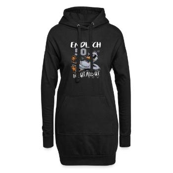 Geburtstag Ente Gut Alles Gut 50 Jahre Comic - Hoodie-Kleid - Schwarz - Vorne