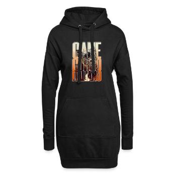 Cane Corso Italiano - Hoodie-Kleid - Schwarz - Vorne