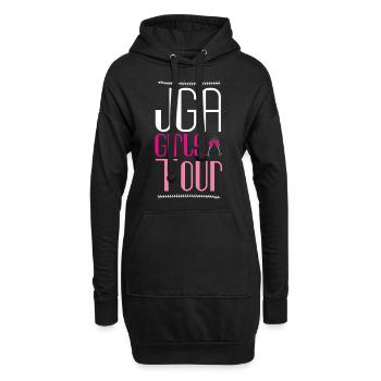 Jga Junggesellinnen Girls Tour - Hoodie-Kleid - Schwarz - Vorne