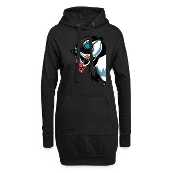 Geschenk für Atlantische Papageientaucher - Hoodie-Kleid - Schwarz - Vorne