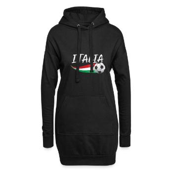 Italie Italien Italien Italie - Sweat-shirt à capuche long Femme - noir - Devant