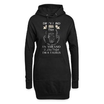 Sternzeichen Astrologie Mai Sternbild - Hoodie-Kleid - Schwarz - Vorne