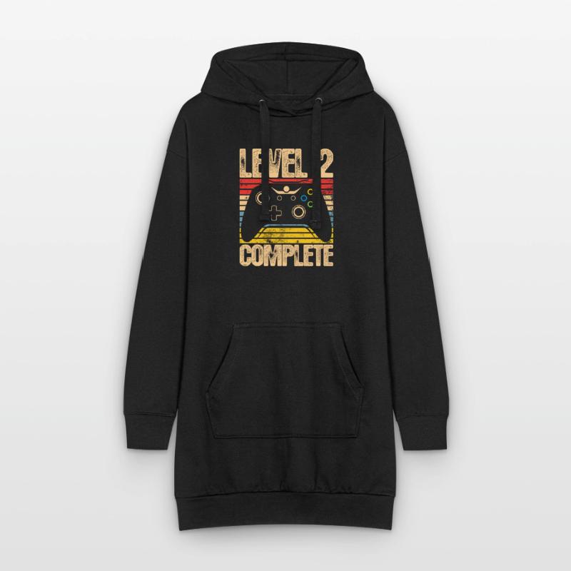 Level 2 Complete Controller Hoodie-Kleid