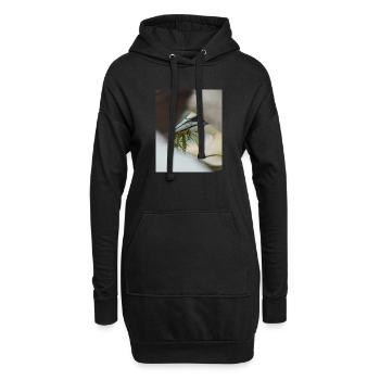 Ein Basstölpel gerahmt, aber andere Basstölpel - Hoodie-Kleid - Schwarz - Vorne