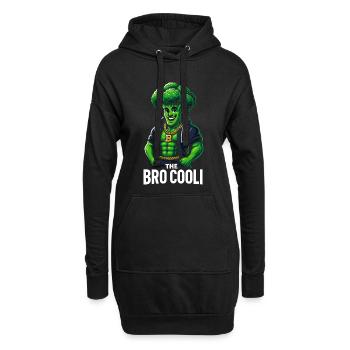 Chemise en brocoli amusante pour les amateurs de gym et végétariens - Sweat-shirt à capuche long Femme - noir - Devant