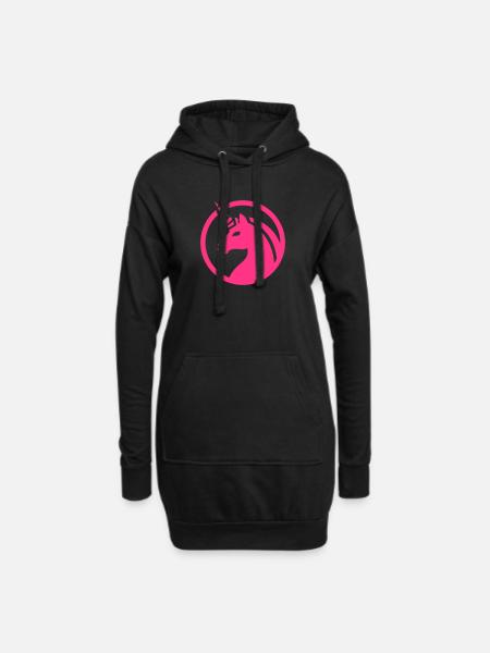 Unicorn / Unicorn - Hoodie Dress - black