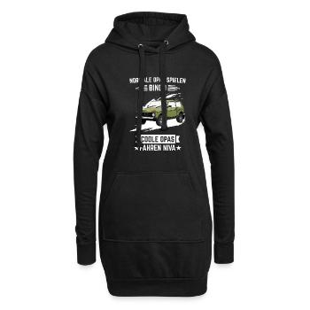 Opas Bingo Lada Niva 4x4 Offroad Geländewagen - Hoodie-Kleid - Schwarz - Vorne