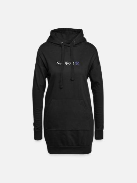 Schalke Team Ruhrpott Fussball Schalker Geschenk - Hoodie-Kleid - Schwarz